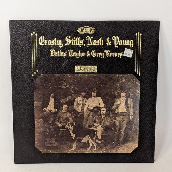 Vintage Crosby Stills Nash & Young Déjà Vu Vinyl LP SD 7200 Atlantic Records - Picture 9 of 12